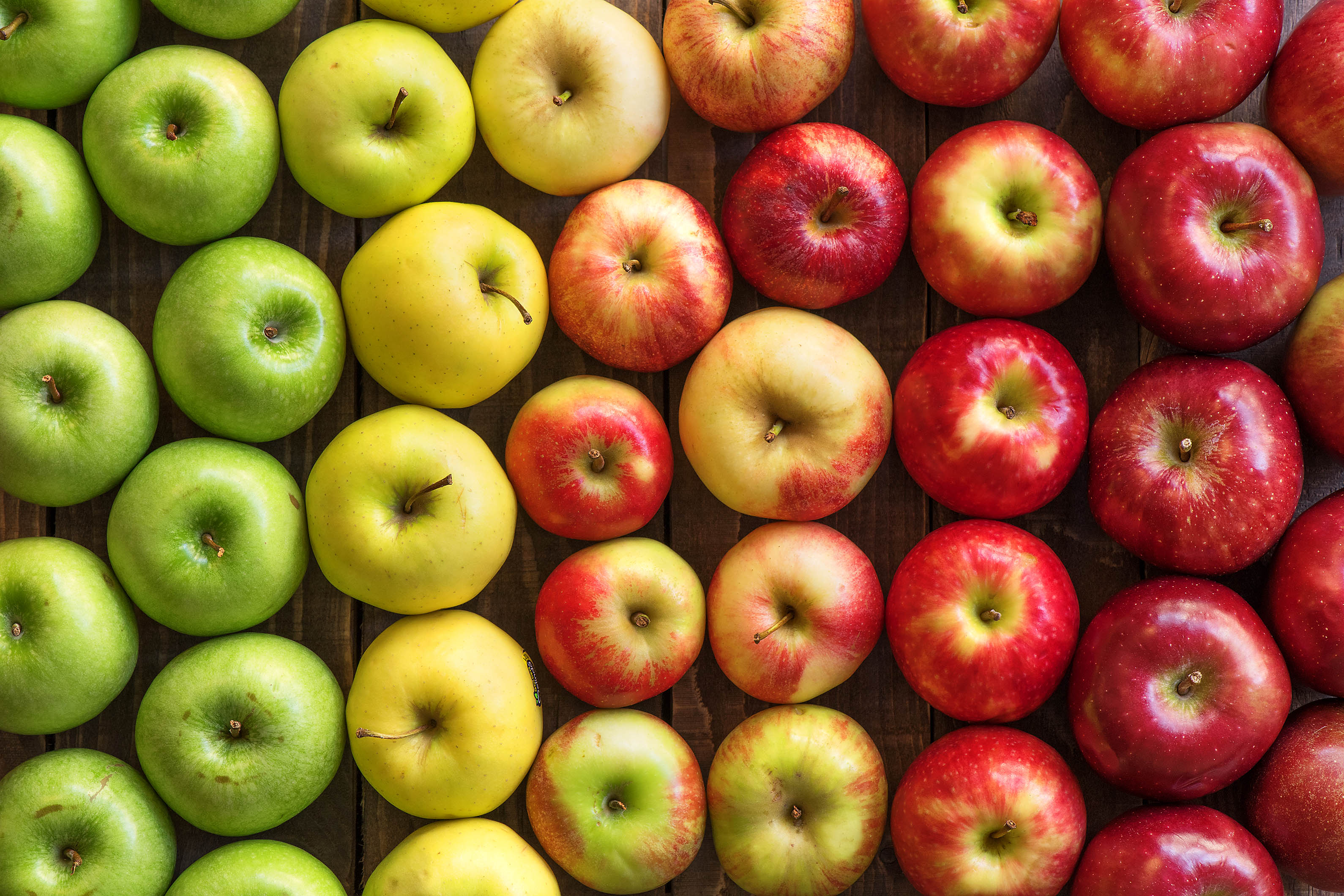 Different Colored Apples
